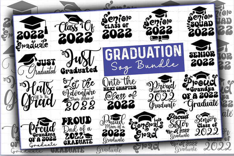 Graduation SVG Bundle - CraftNest - Digital Crafting and Art