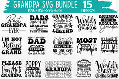 Grandpa SVG Bundle - CraftNest - Digital Crafting and Art