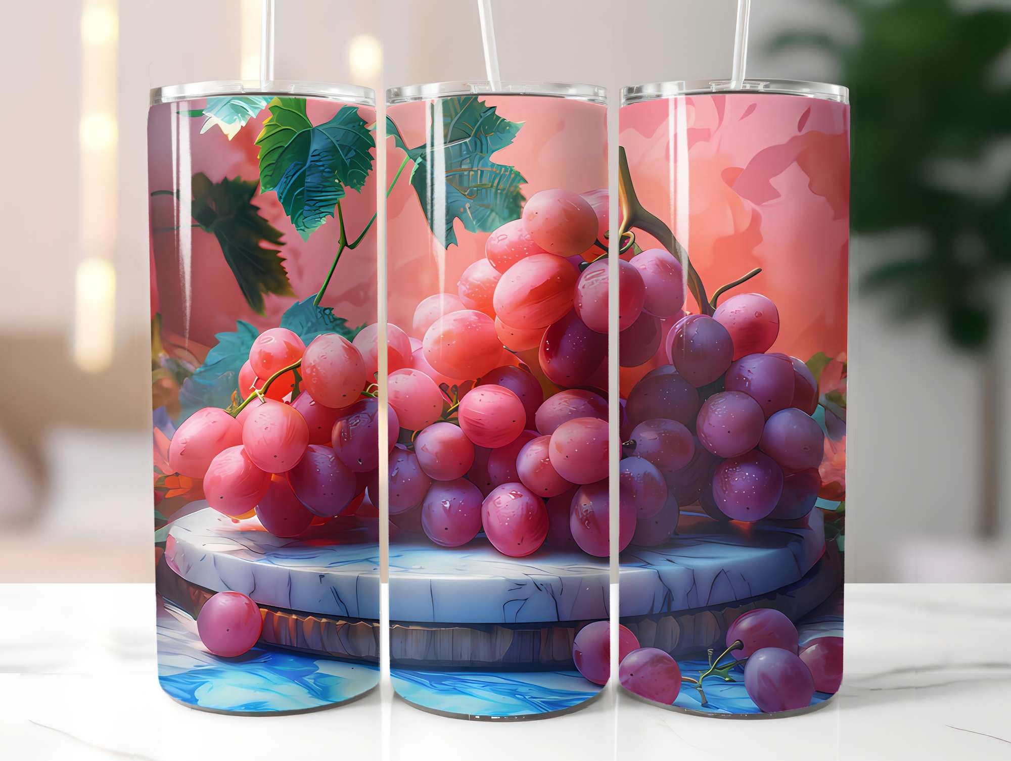 Grape 1 Tumbler Wrap - CraftNest - Digital Crafting and Art