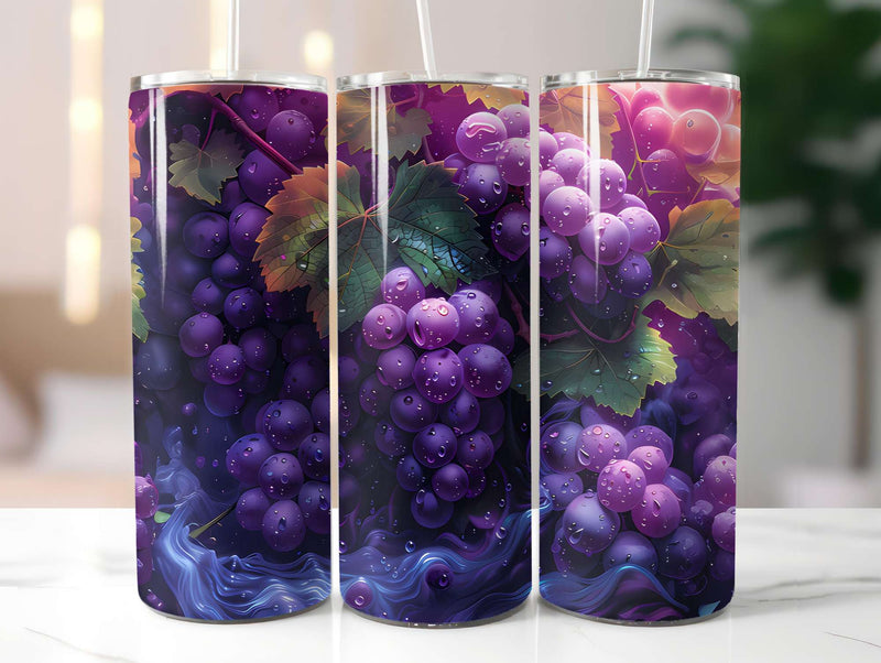 Grape 5 Tumbler Wrap - CraftNest - Digital Crafting and Art