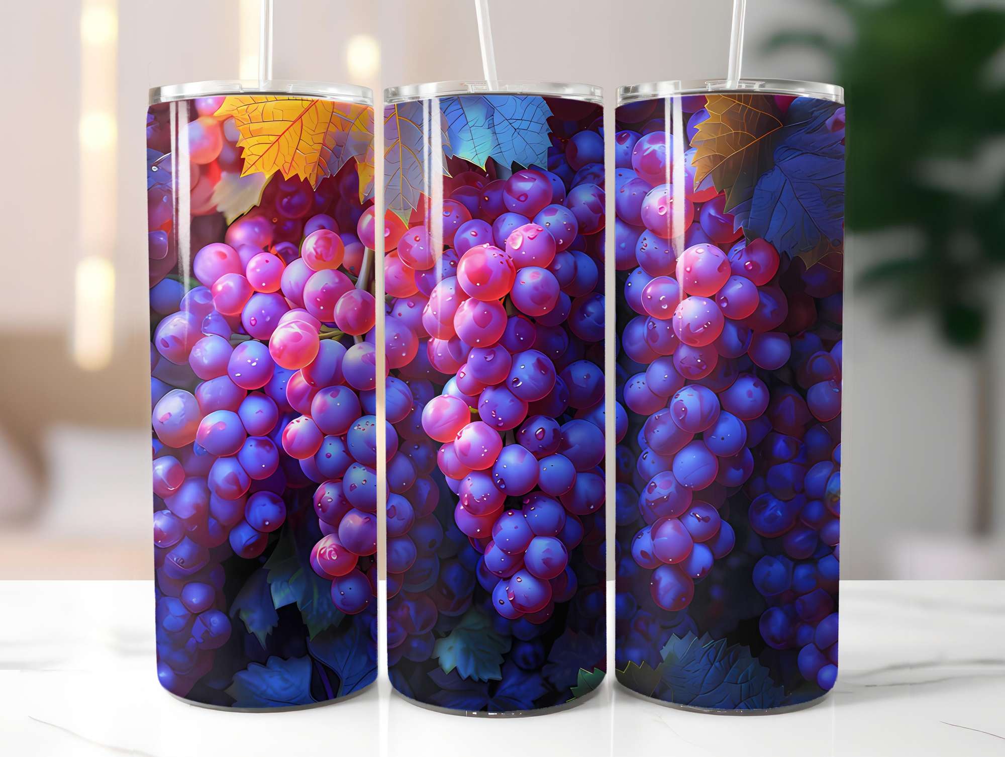 Grape 1 Tumbler Wrap - CraftNest - Digital Crafting and Art