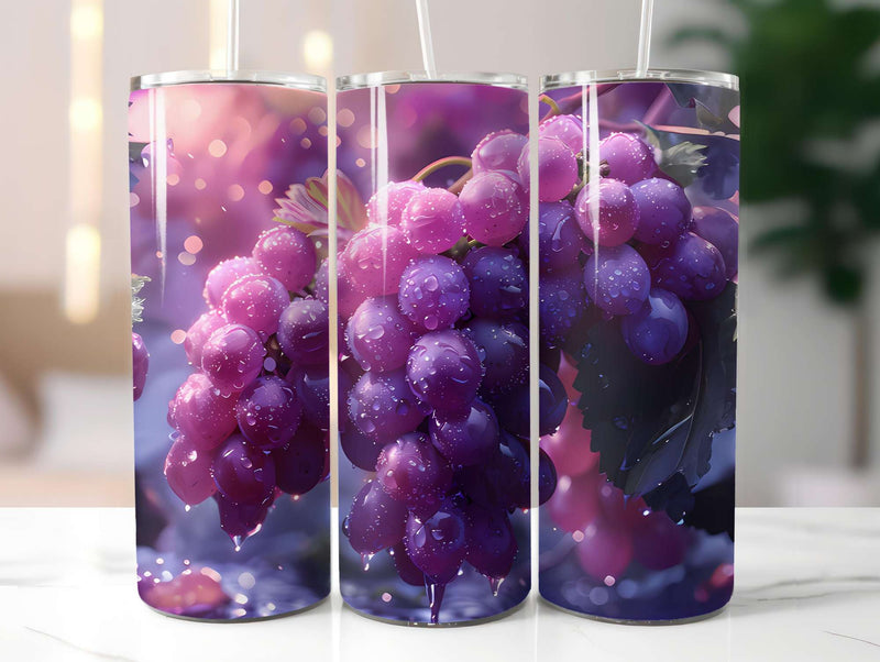 Grape 1 Tumbler Wrap - CraftNest - Digital Crafting and Art