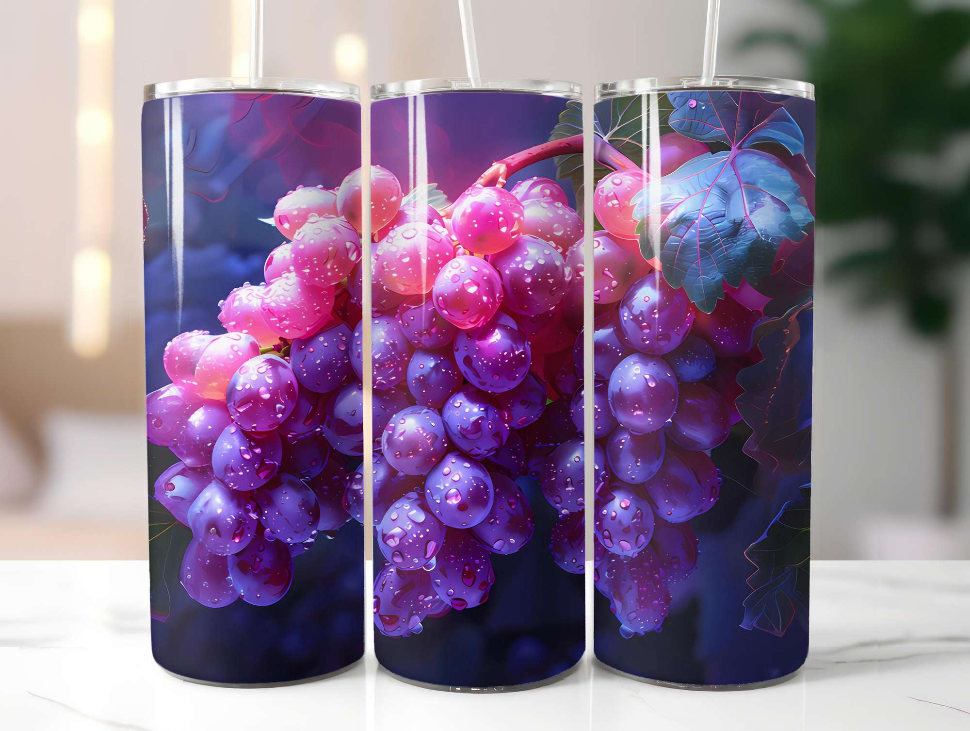 Grape 5 Tumbler Wrap - CraftNest - Digital Crafting and Art