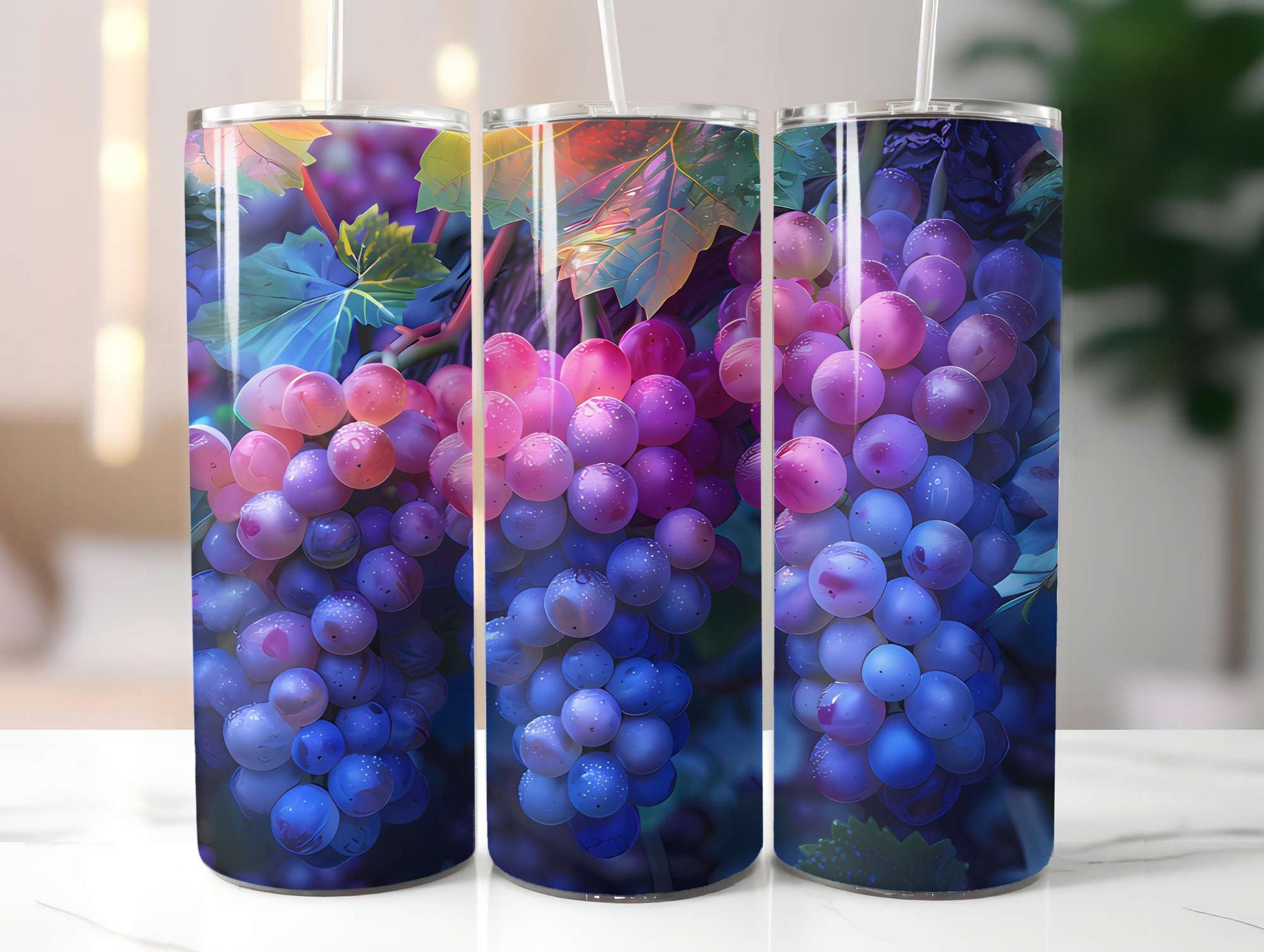 Grape 1 Tumbler Wrap - CraftNest - Digital Crafting and Art