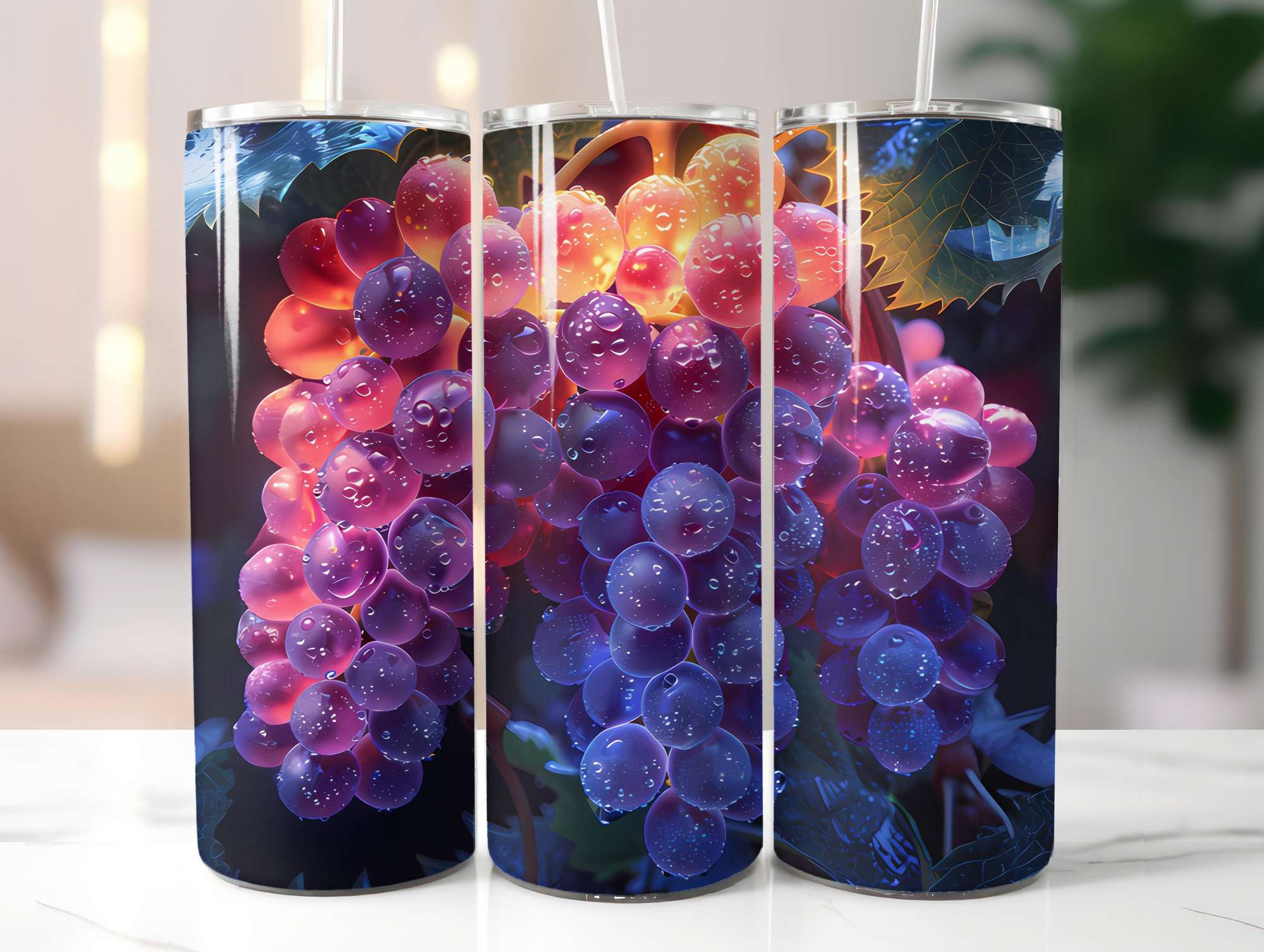 Grape 5 Tumbler Wrap - CraftNest - Digital Crafting and Art