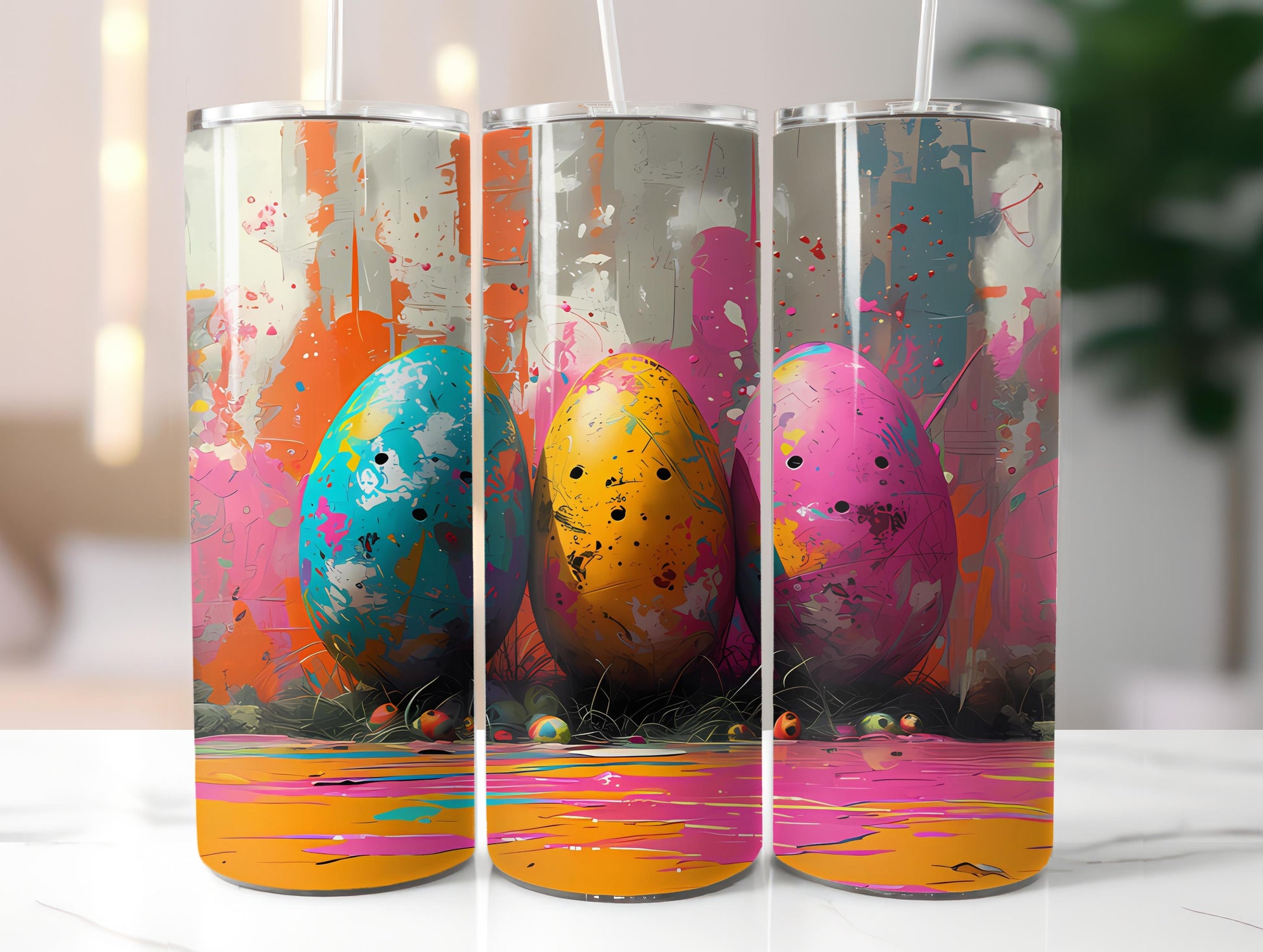 Graphic Graffiti Easter 2 Tumbler Wrap - CraftNest
