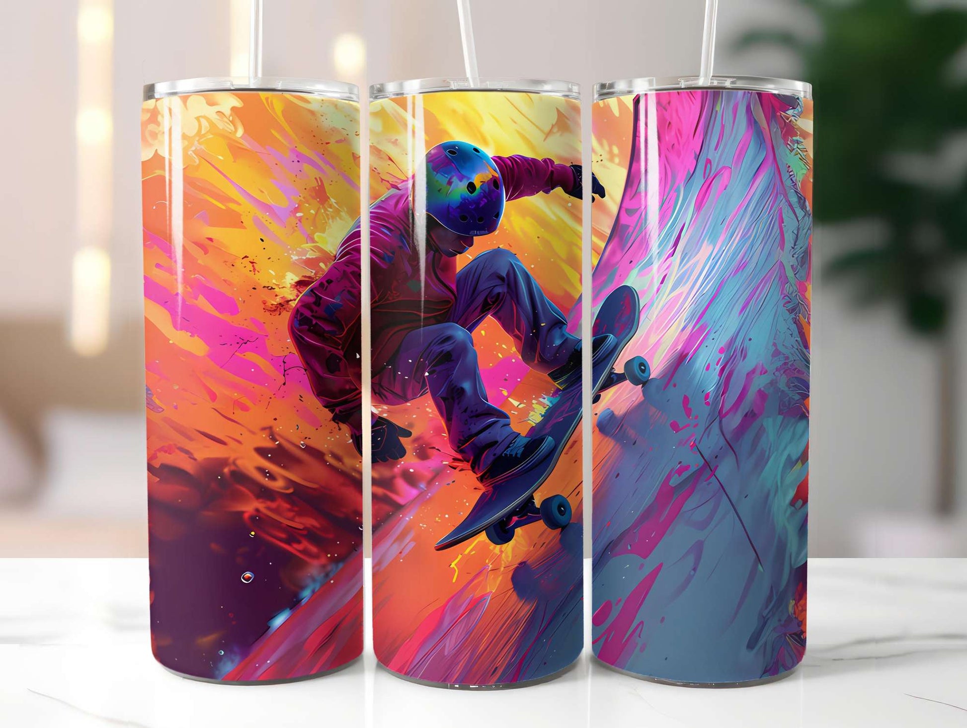 Graphic Graffiti Summer 2 Tumbler Wrap - CraftNest - Digital Crafting and Art