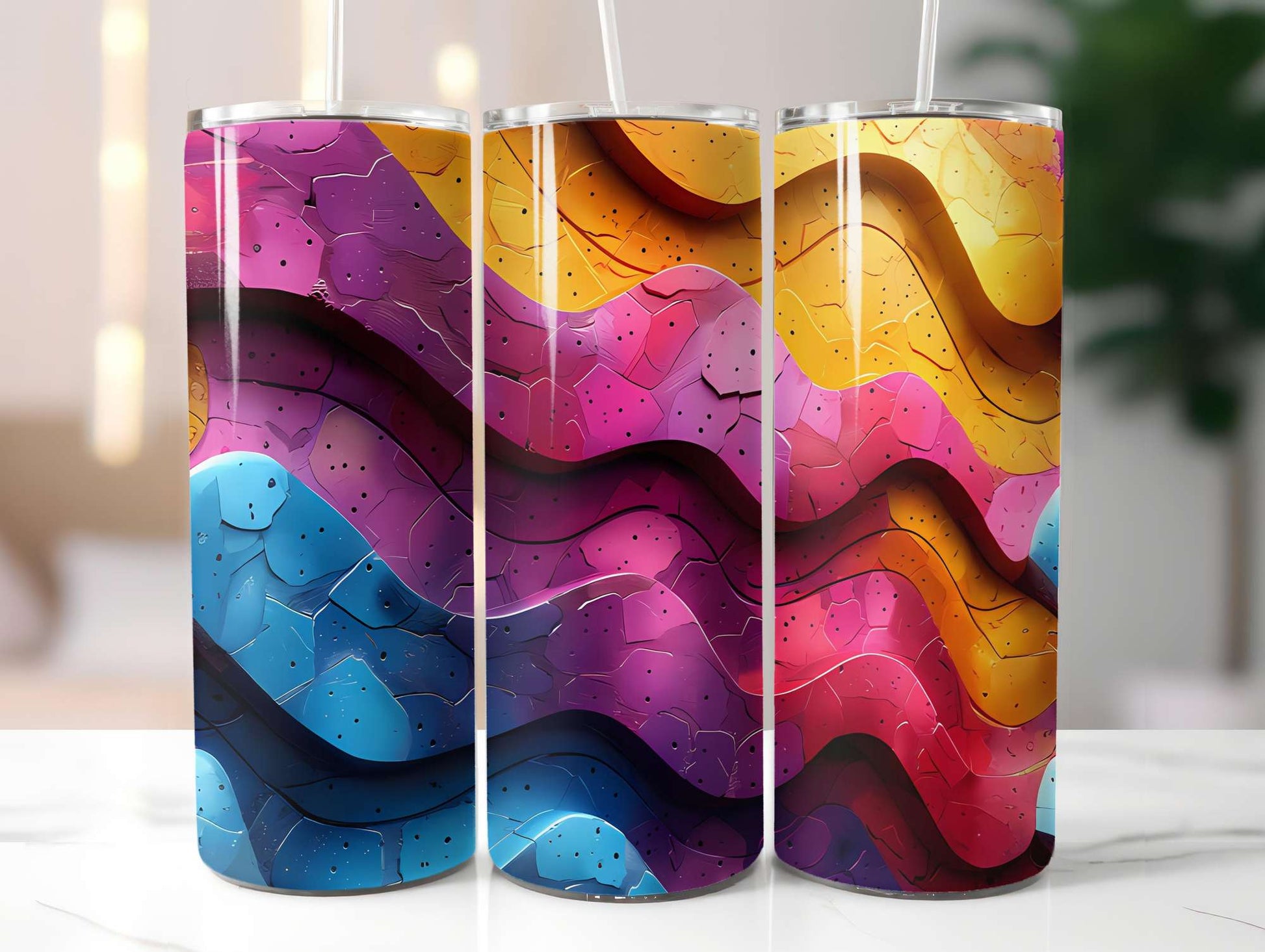 Graphic Graffiti Summer 1 Tumbler Wrap - CraftNest - Digital Crafting and Art