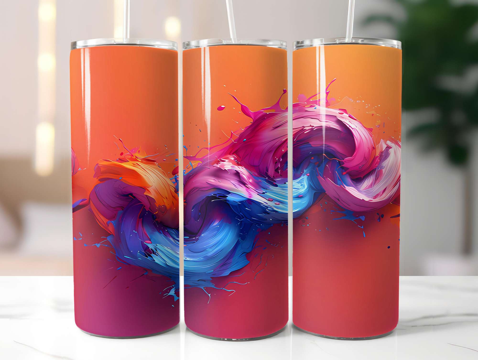 Graphic Graffiti Summer 2 Tumbler Wrap - CraftNest - Digital Crafting and Art