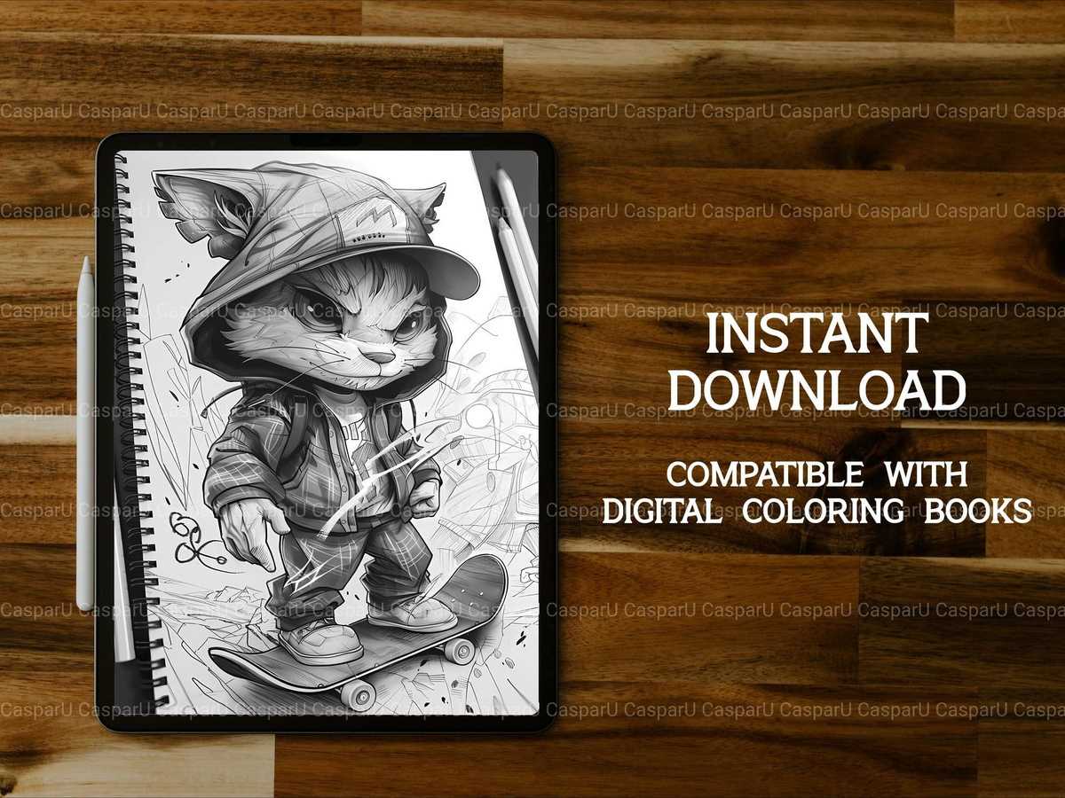 Graphic Graffiti Summer Coloring Books - CraftNest - Digital Crafting and Art