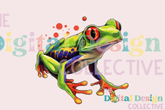 Green Tree Frog Clipart Bundle - CraftNest - Digital Crafting and Art