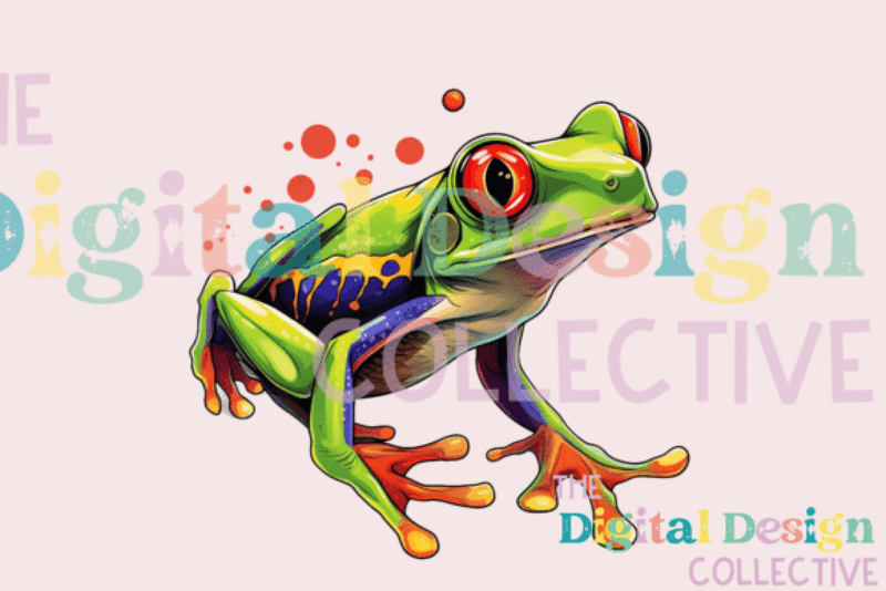Green Tree Frog Clipart Bundle - CraftNest - Digital Crafting and Art