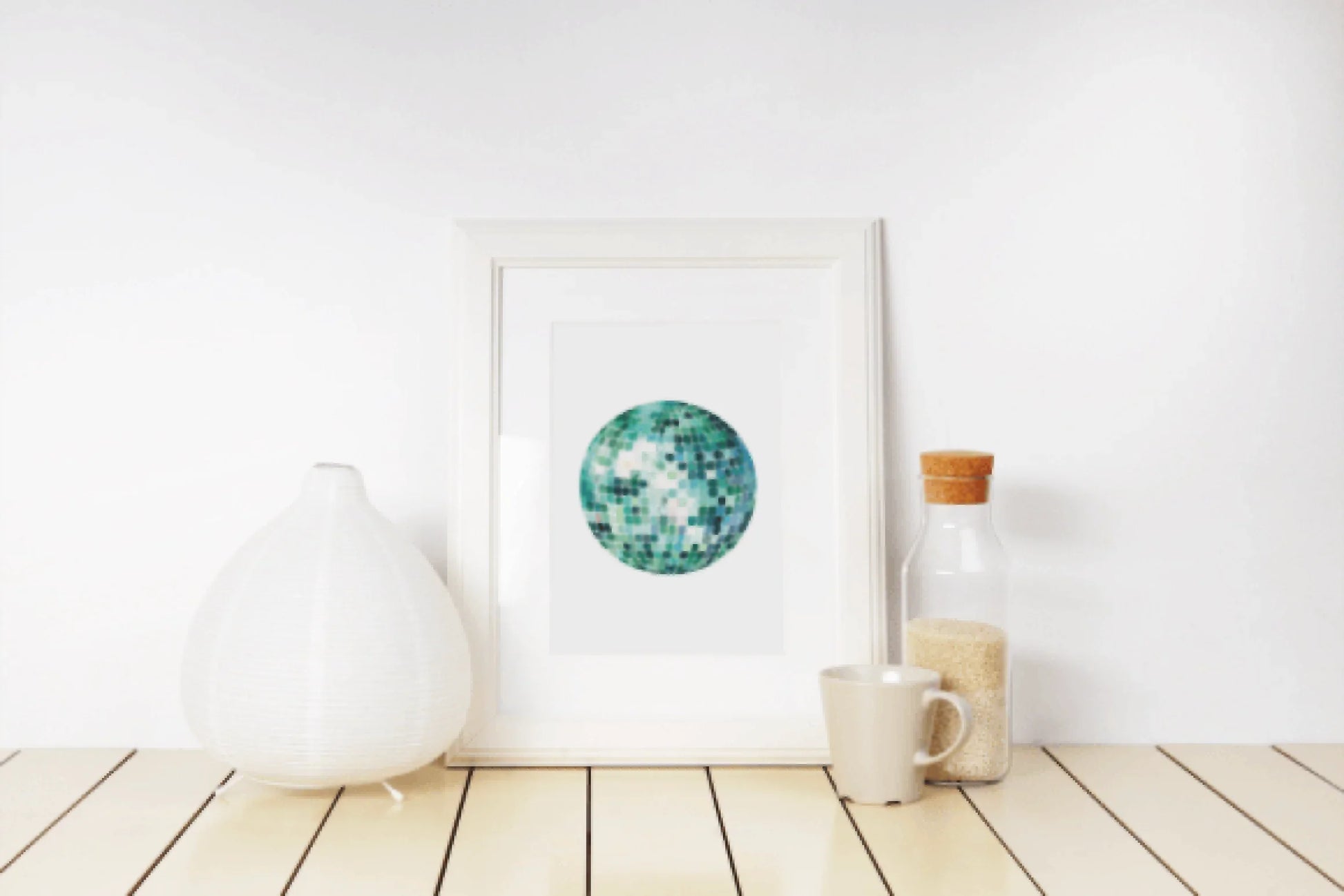 Green Disco Balls Art Clipart Bundle - CraftNest - Digital Crafting and Art