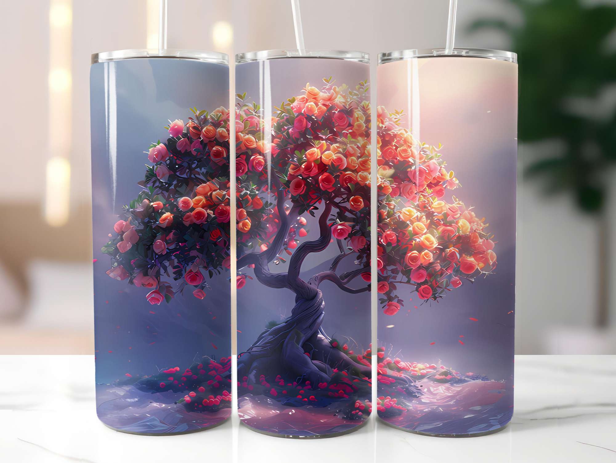 Green Orchard 2 Tumbler Wrap - CraftNest - Digital Crafting and Art