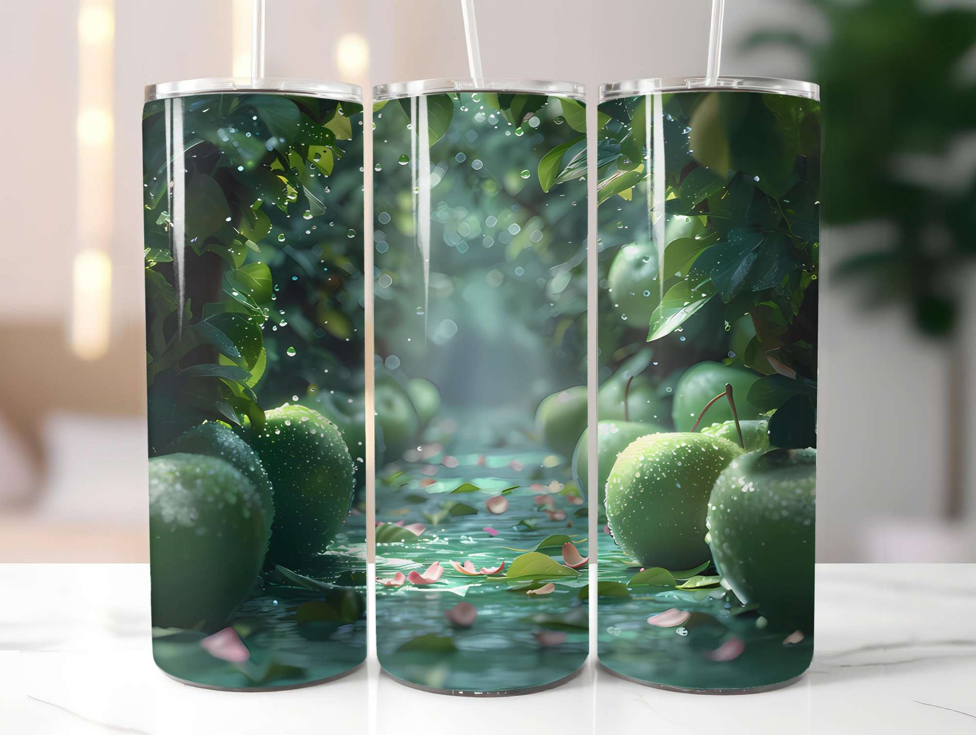 Green Orchard 3 Tumbler Wrap - CraftNest - Digital Crafting and Art