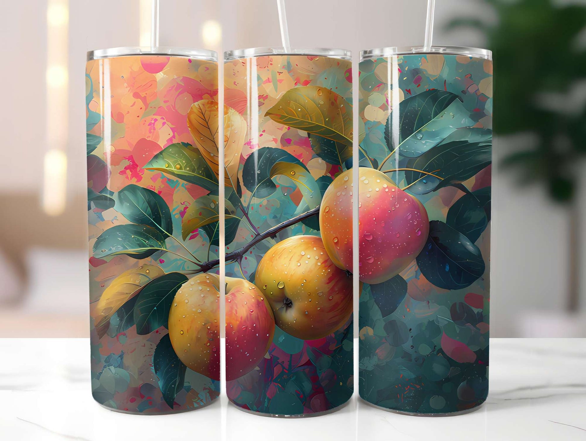 Green Orchard 2 Tumbler Wrap - CraftNest - Digital Crafting and Art