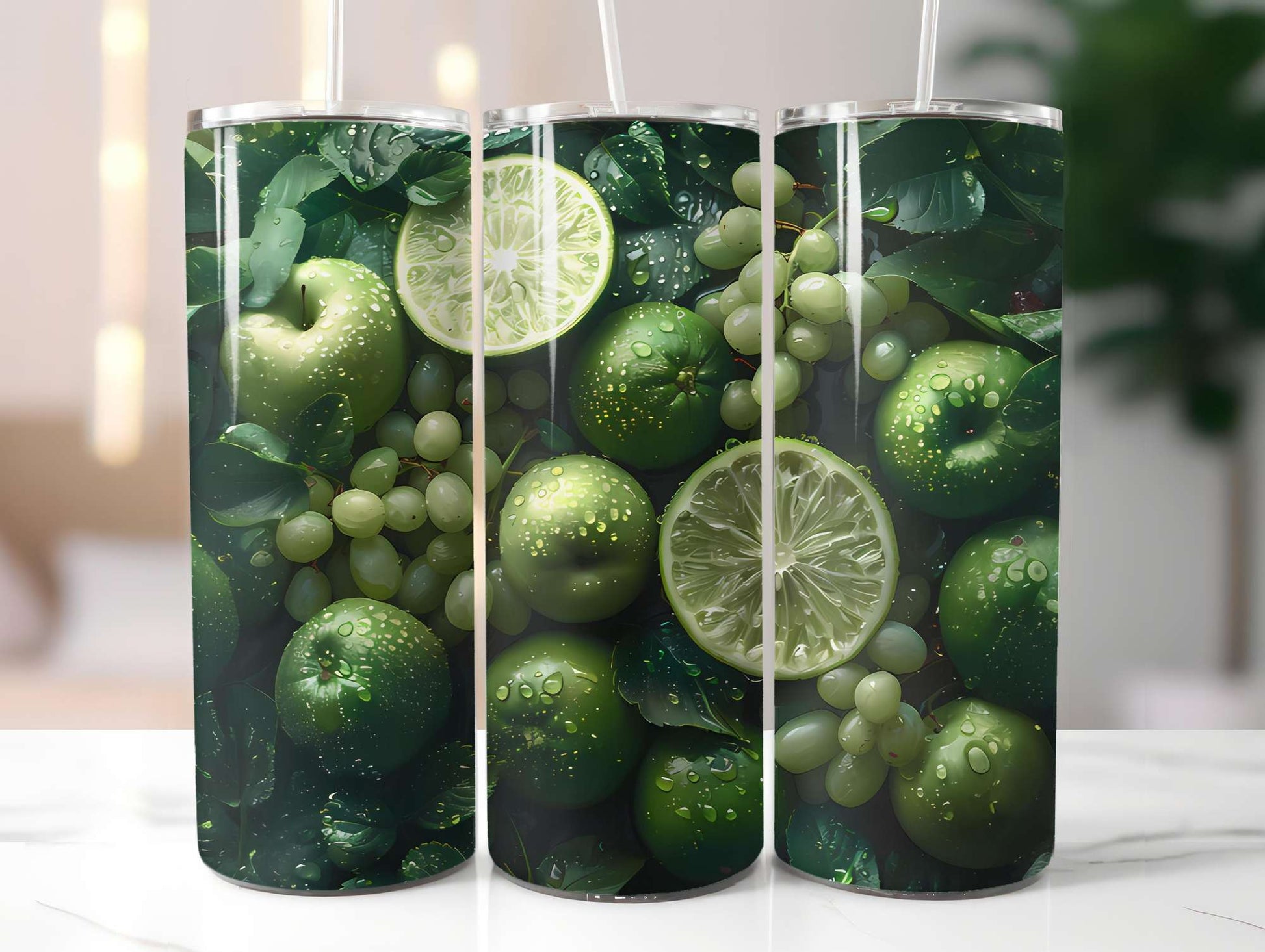 Green Orchard 4 Tumbler Wrap - CraftNest - Digital Crafting and Art