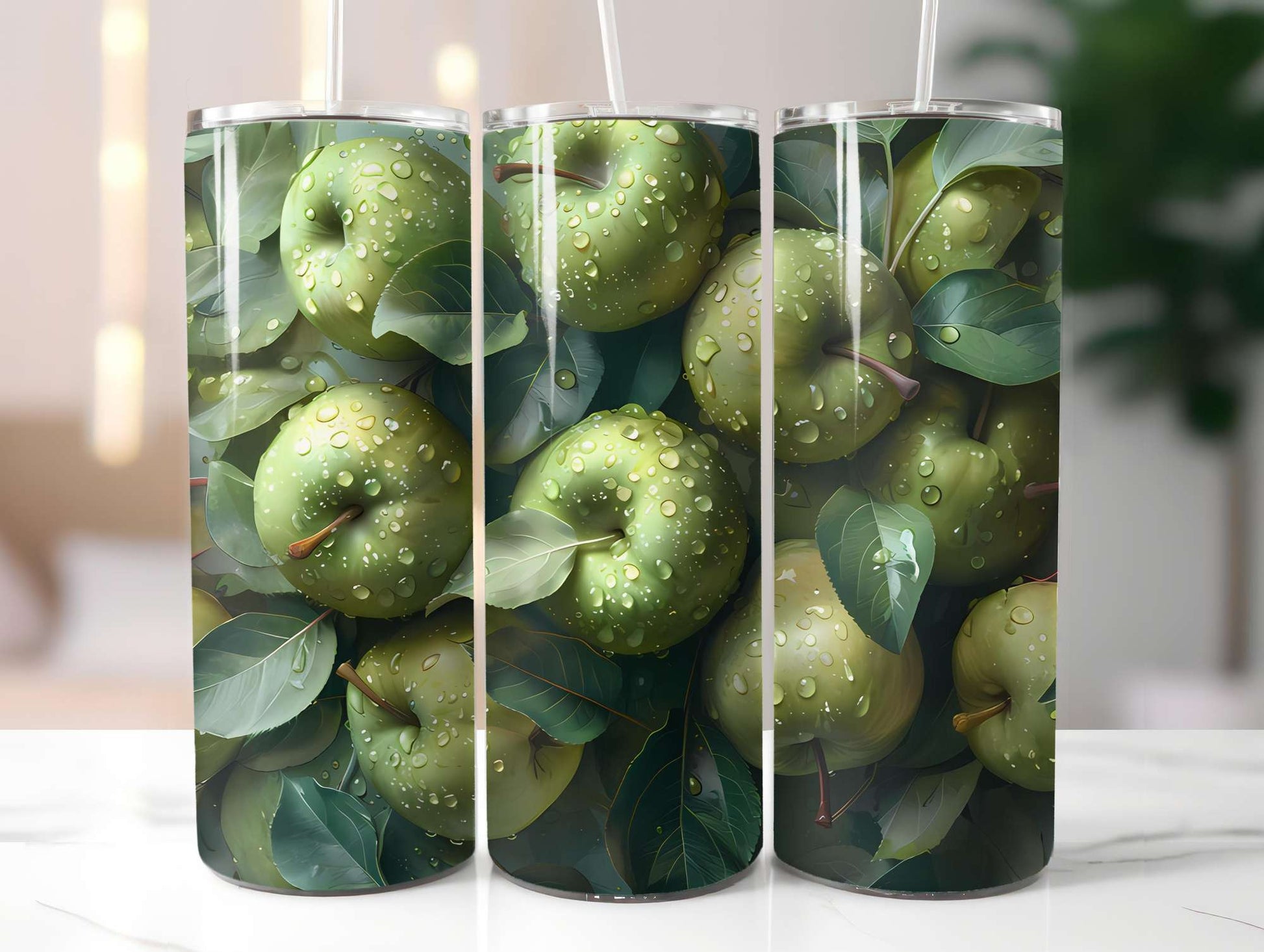 Green Orchard 3 Tumbler Wrap - CraftNest - Digital Crafting and Art