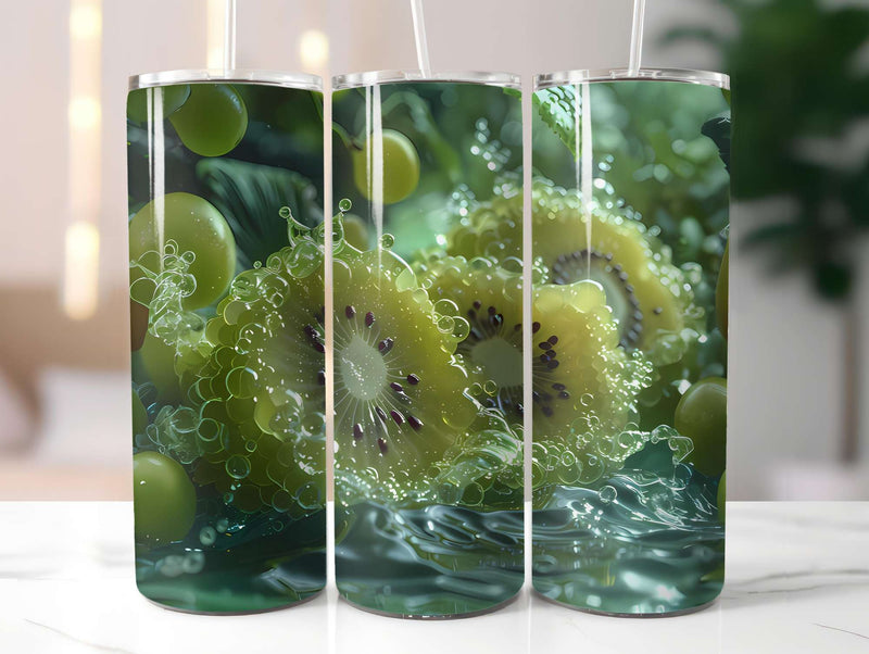 Green Orchard 3 Tumbler Wrap - CraftNest - Digital Crafting and Art