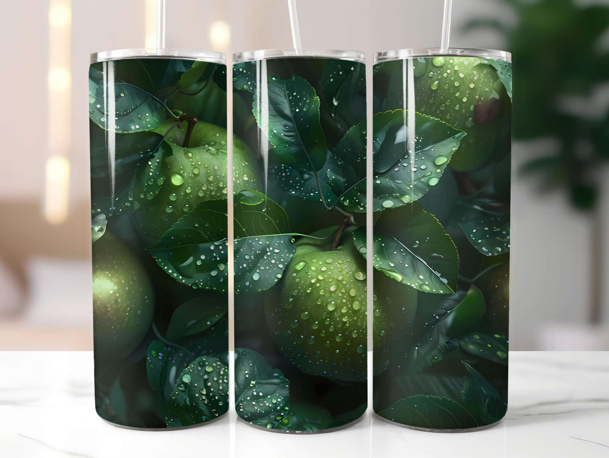 Green Orchard 4 Tumbler Wrap - CraftNest - Digital Crafting and Art