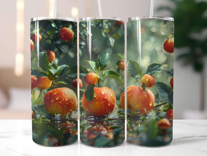 Green Orchard 2 Tumbler Wrap - CraftNest - Digital Crafting and Art