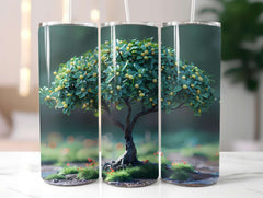 Green Orchard 2 Tumbler Wrap - CraftNest - Digital Crafting and Art