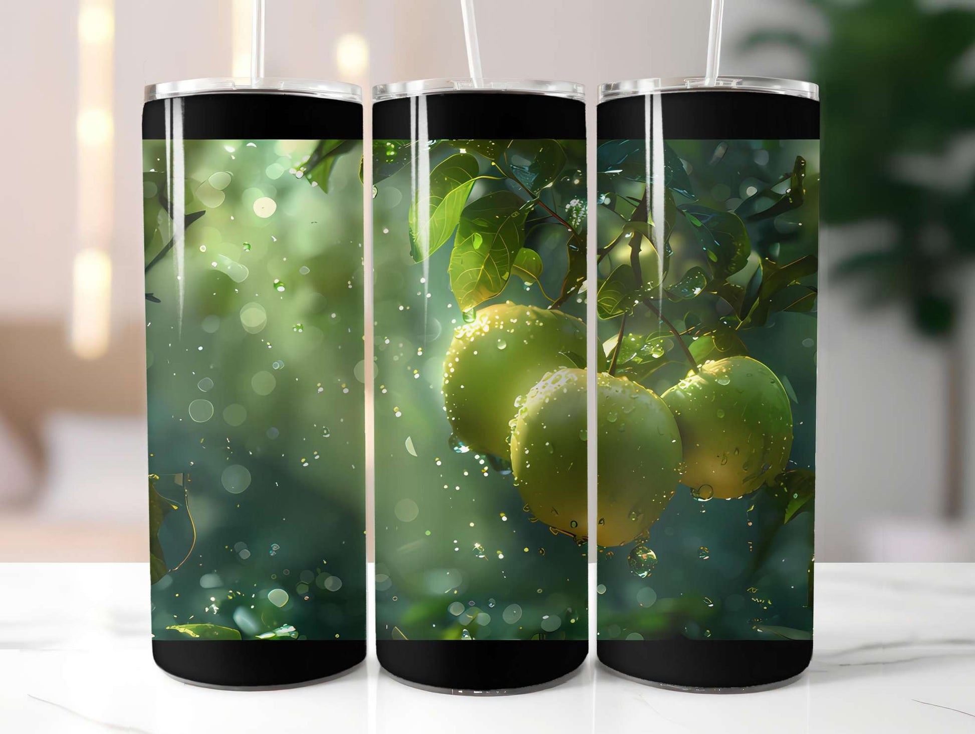 Green Orchard 3 Tumbler Wrap - CraftNest - Digital Crafting and Art