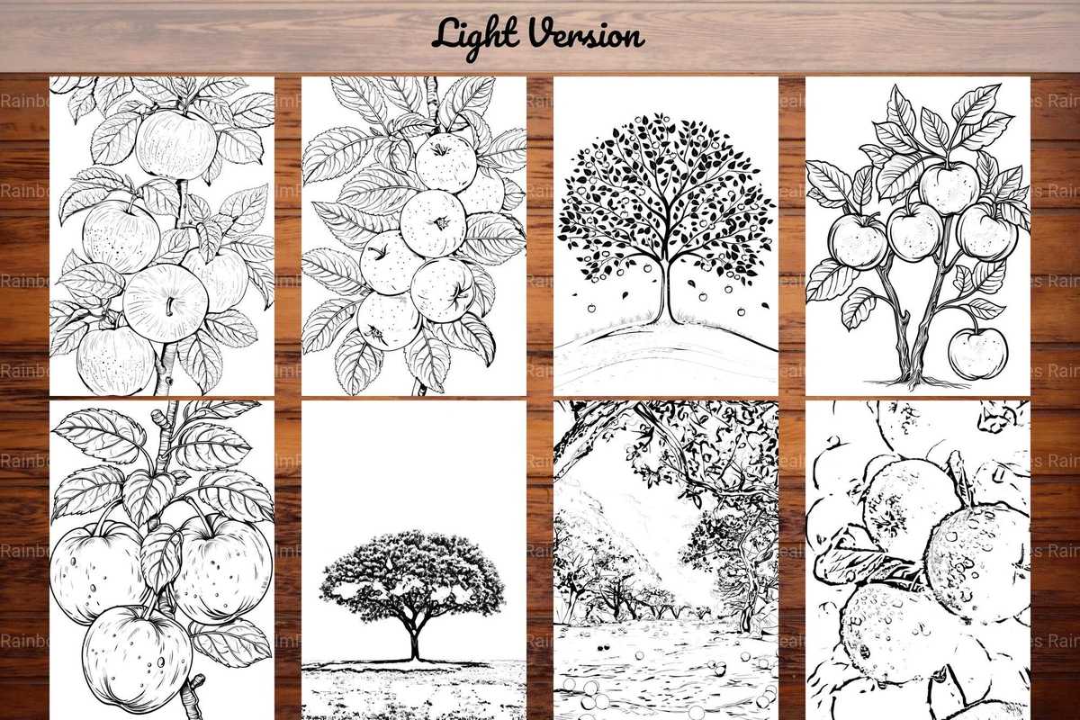 Green Orchard Coloring Books - CraftNest - Digital Crafting and Art