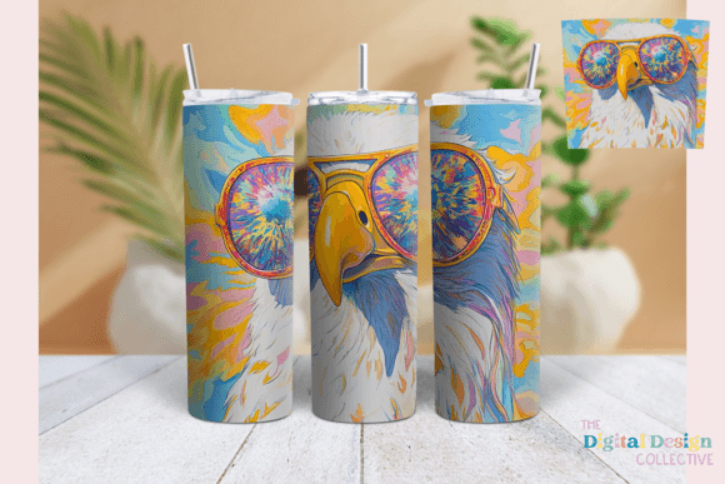 Groovy Eagle Tumbler Wrap Bundle
