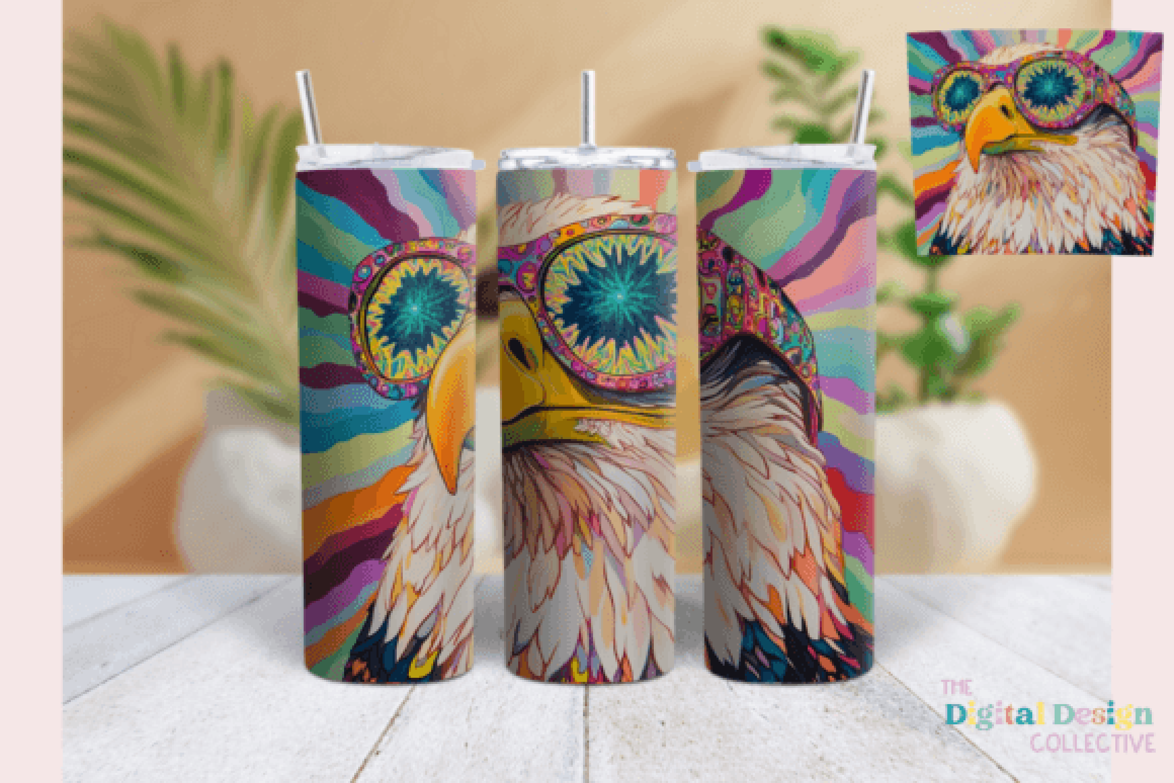 Groovy Eagle Tumbler Wrap Bundle