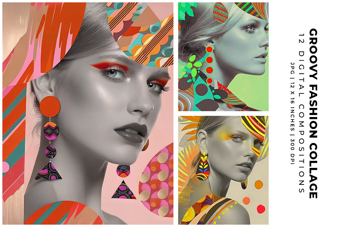 Groovy Fashion Collage