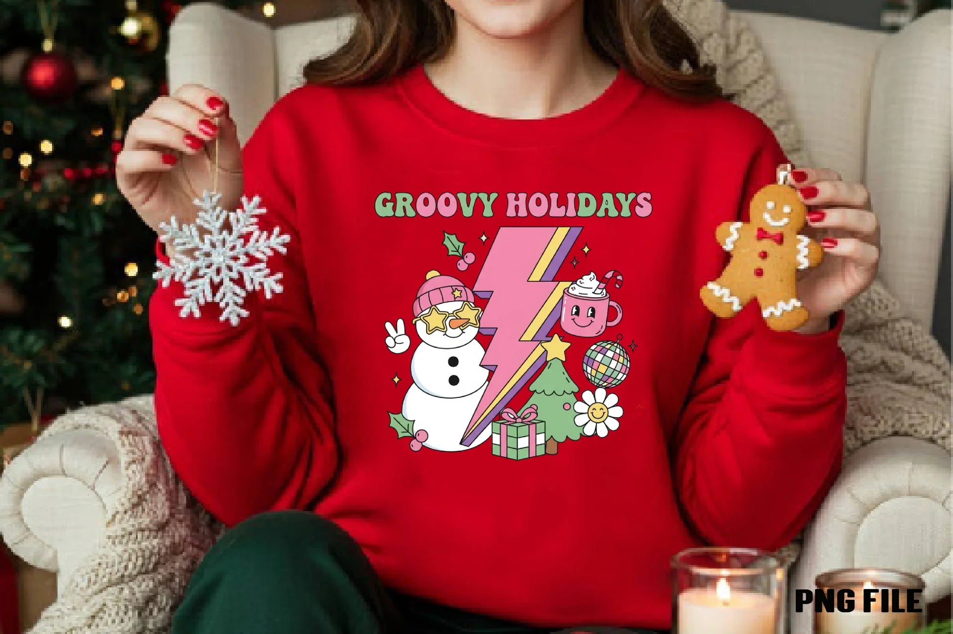 Groovy Holidays Clipart Bundle - CraftNest - Digital Crafting and Art