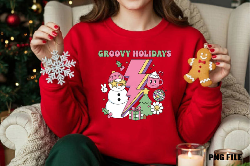 Groovy Holidays Clipart Bundle - CraftNest - Digital Crafting and Art