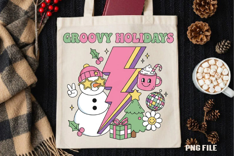 Groovy Holidays Clipart Bundle - CraftNest - Digital Crafting and Art