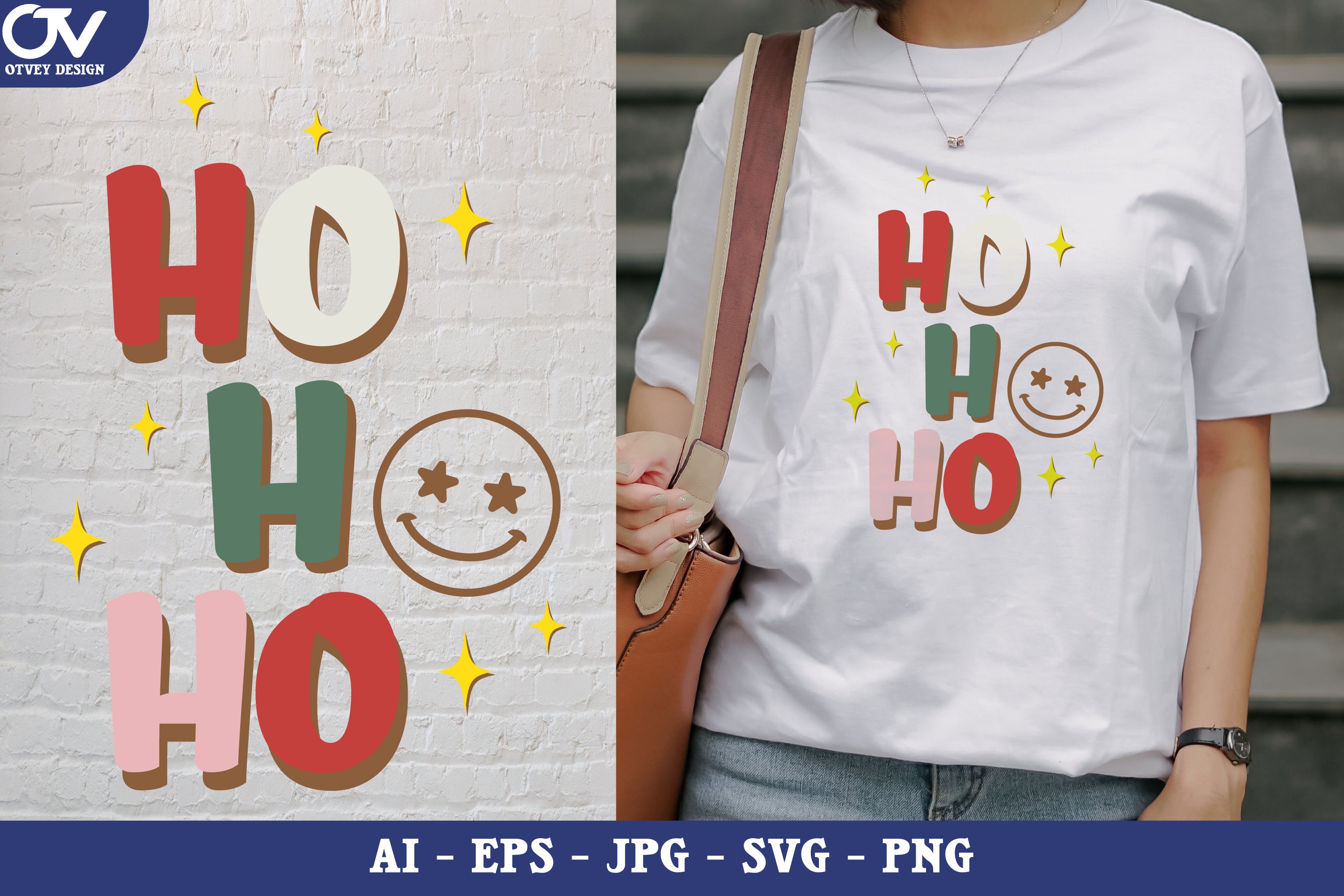 Groovy HoHoHo Christmas SVG Bundle - CraftNest - Digital Crafting and Art