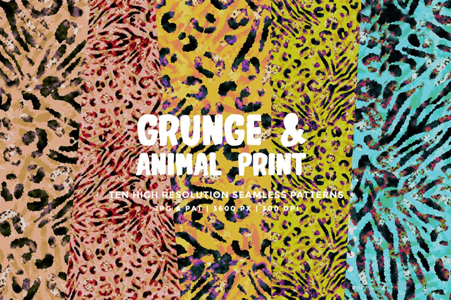 Grunge and Animal Print
