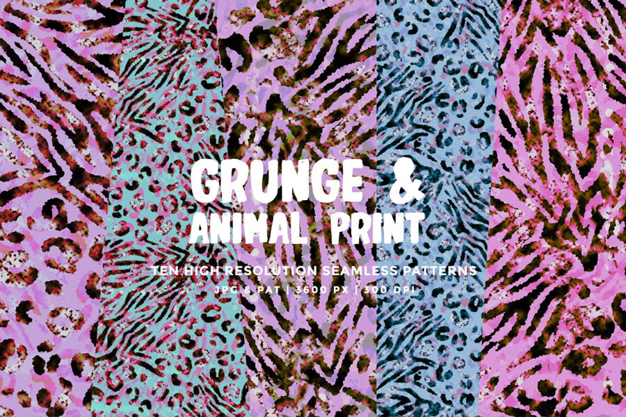 Grunge and Animal Print