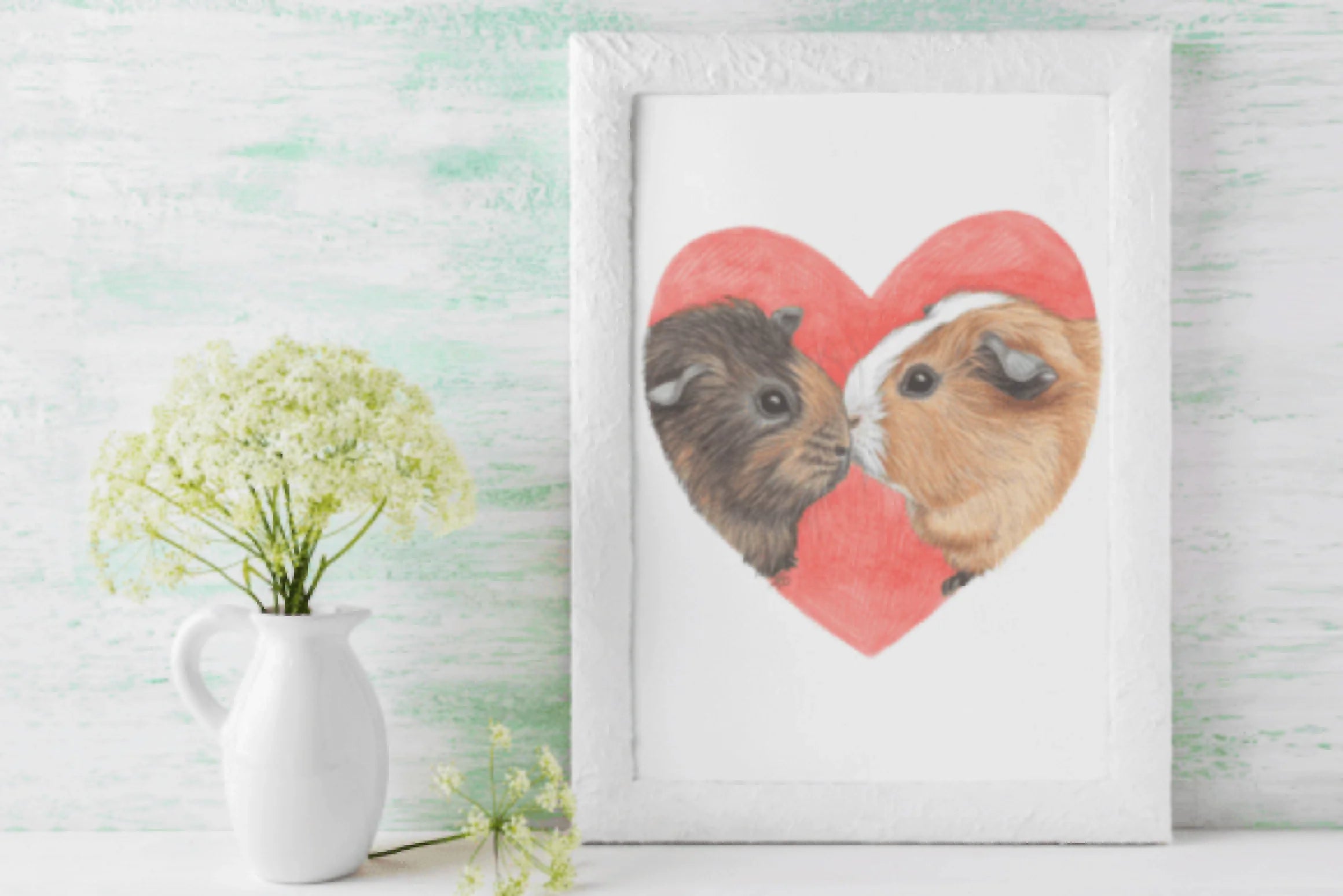 Guinea Pig Valentine's Day Clipart Bundle - CraftNest - Digital Crafting and Art