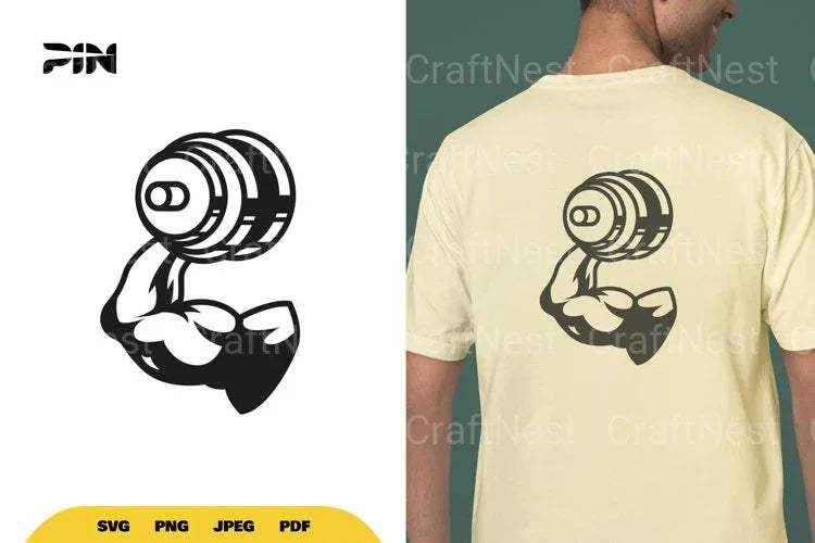 Gym Workout Dumbbell SVG Bundle - CraftNest - Digital Crafting and Art