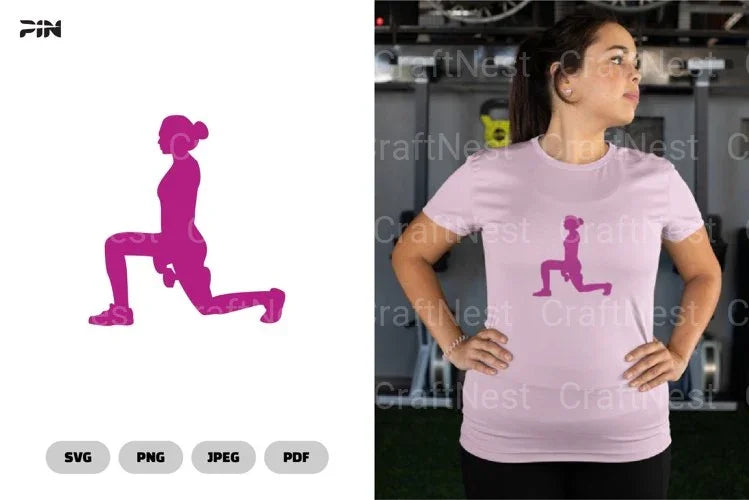 Gym Girl Fitness SVG Bundle - CraftNest - Digital Crafting and Art