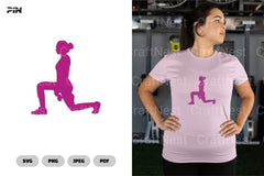 Gym Girl Fitness SVG Bundle - CraftNest - Digital Crafting and Art