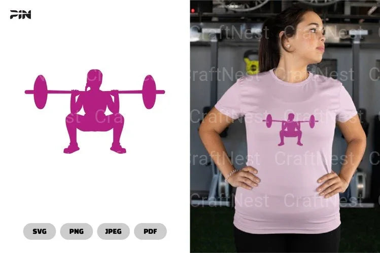 Gym Girl Fitness SVG Bundle - CraftNest - Digital Crafting and Art