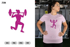 Gym Girl Fitness SVG Bundle - CraftNest - Digital Crafting and Art