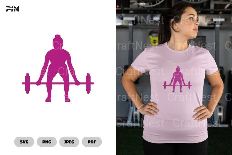 Gym Girl Fitness SVG Bundle - CraftNest - Digital Crafting and Art