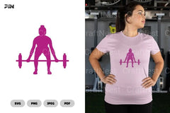 Gym Girl Fitness SVG Bundle - CraftNest - Digital Crafting and Art