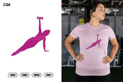 Gym Girl Fitness SVG Bundle - CraftNest - Digital Crafting and Art