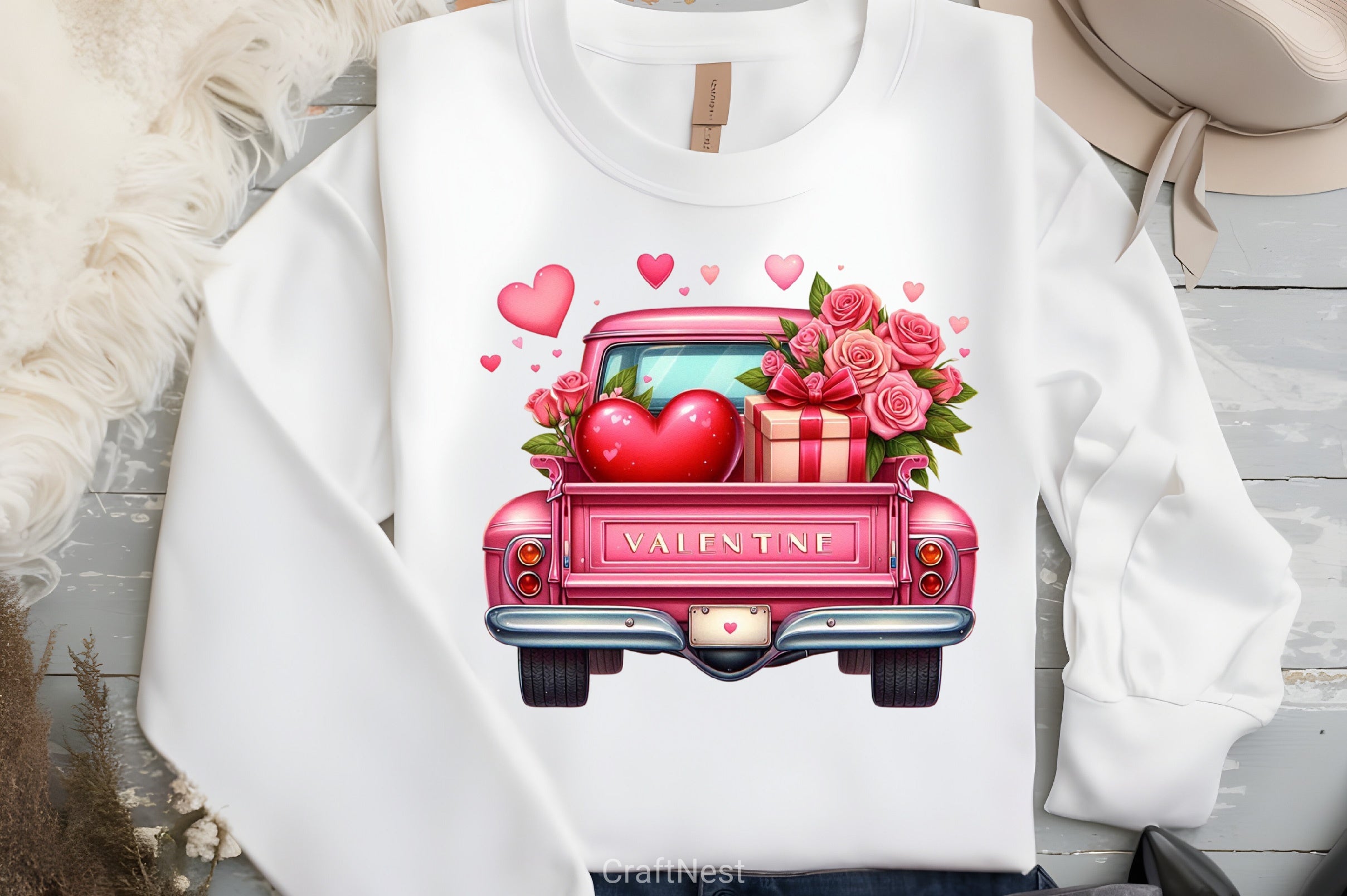 Truck Heart Clipart Bundle 3 - CraftNest - Digital Crafting and Art