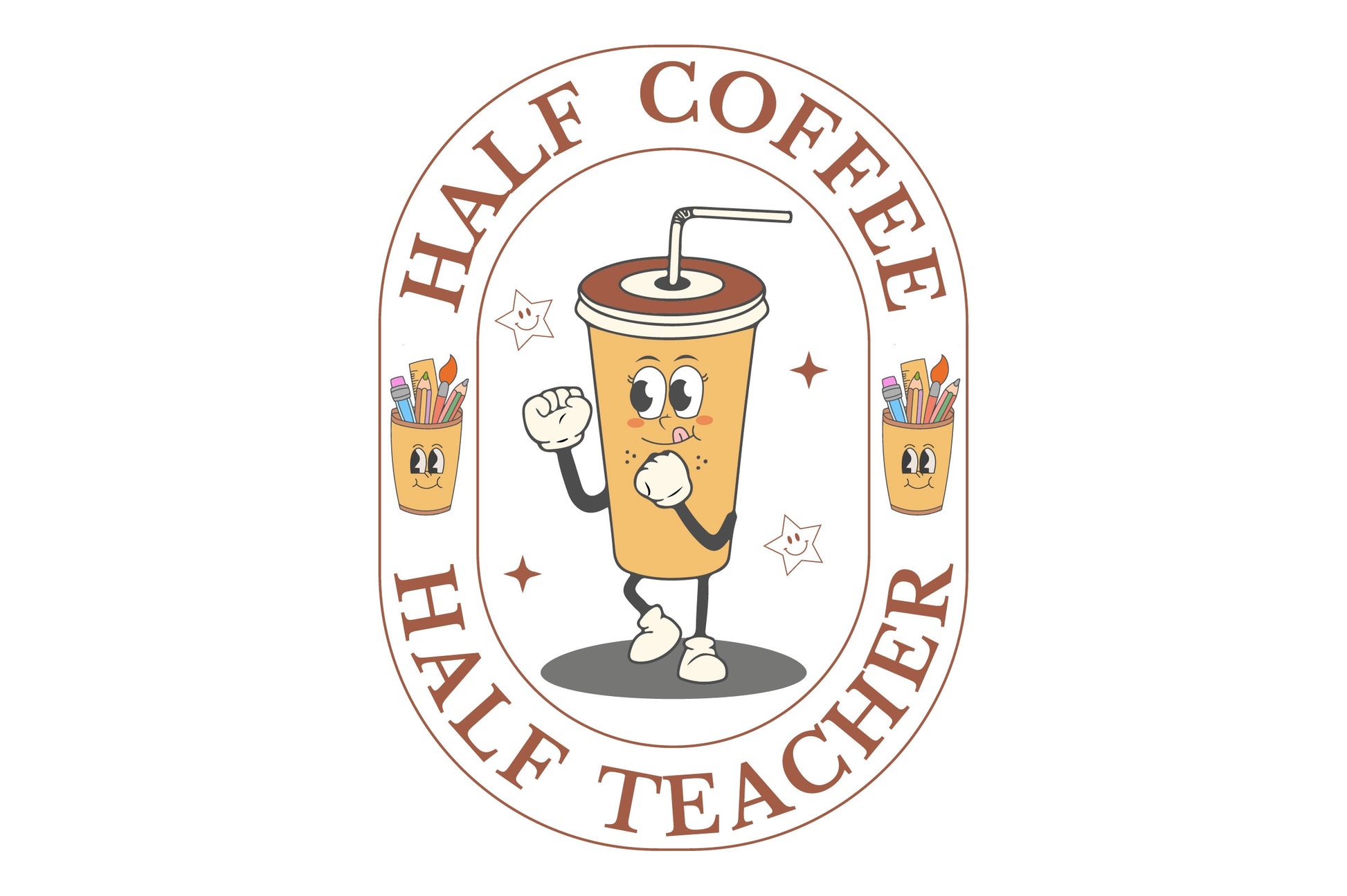 Half Coffee Half Teacher SVG Bundle - CraftNest - Digital Crafting and Art