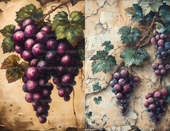 Vineyard Grapes Junk Journal Pages - CraftNest - Digital Crafting and Art