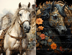 Heroic Horses Junk Journal Pages - CraftNest